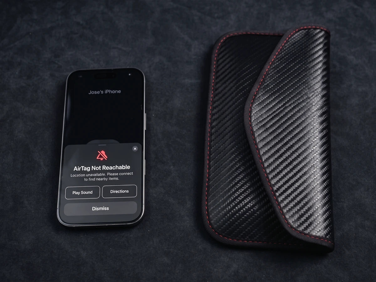 Secure the evidence with a free Faraday Bag.