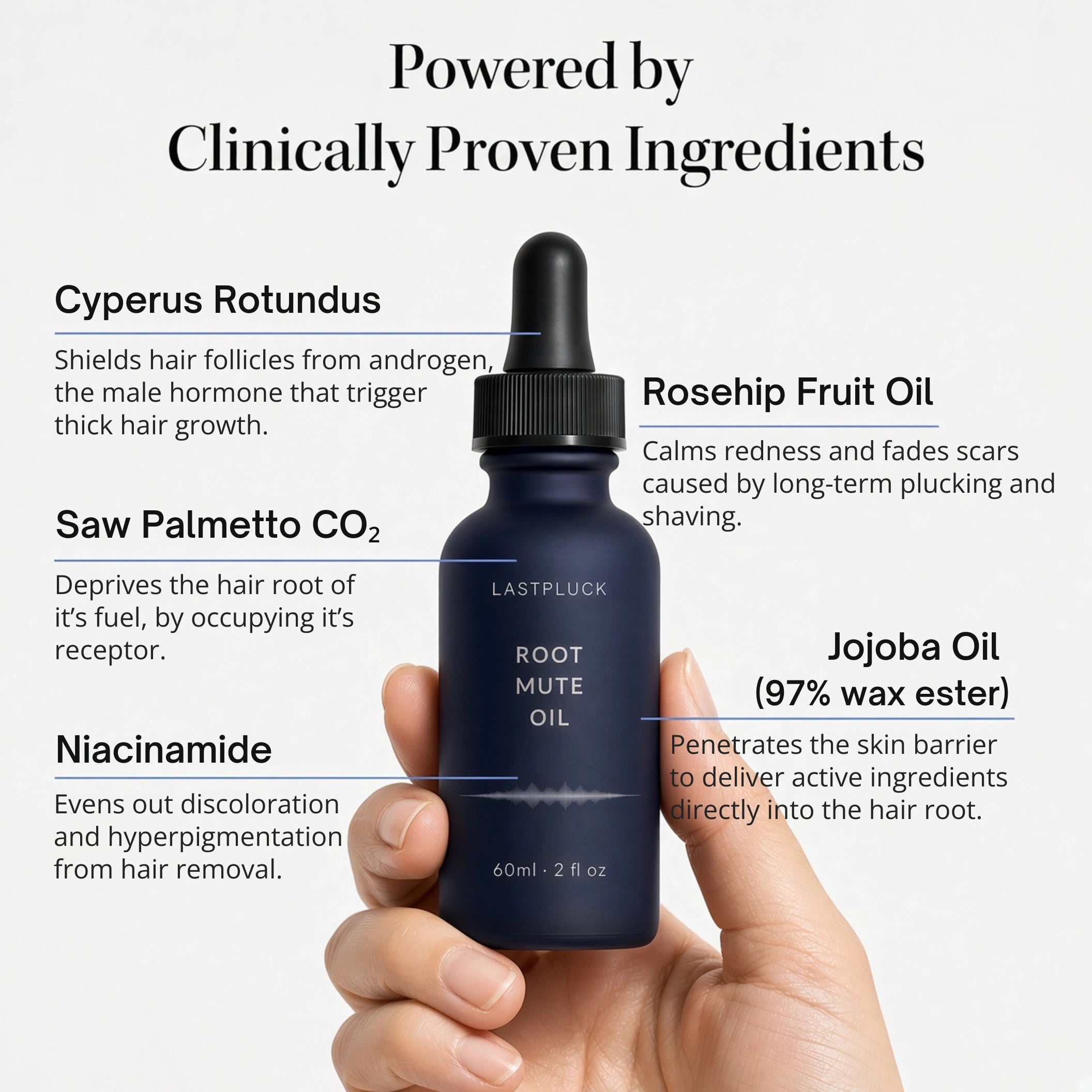 Root Mute Oil ingredients